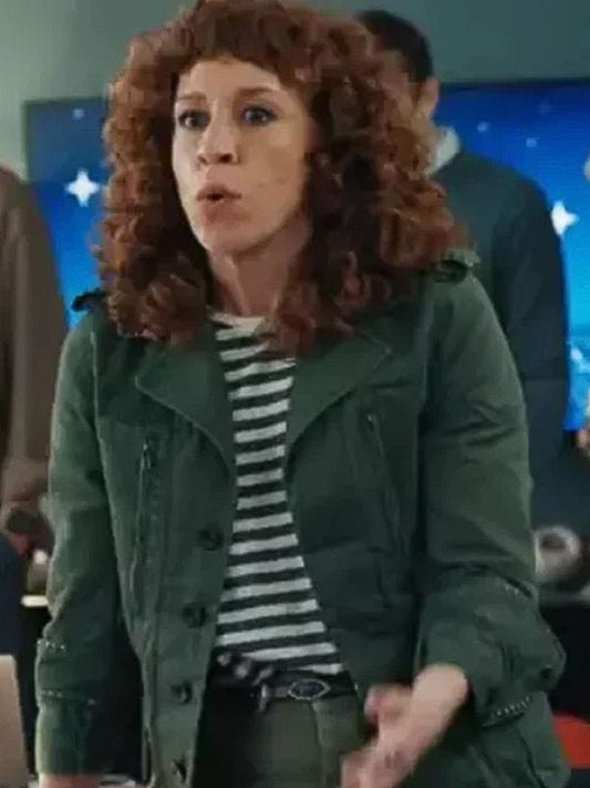 Elsbeth S03 Lindsay Nicole Chambers Green Jacket