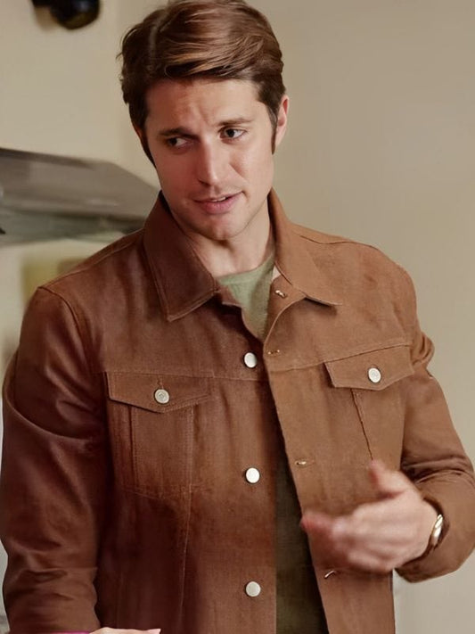 Gabriel Emily In Paris Lucas Bravo Brown Jacket