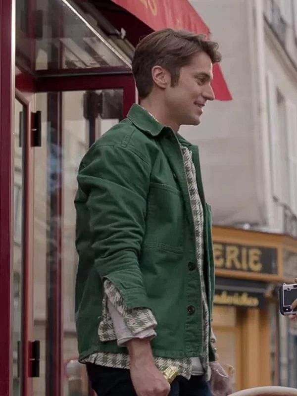 Emily In Paris Lucas Bravo Green Jacket Gabriel Emily In Paris Lucas Bravo Green Jacket
