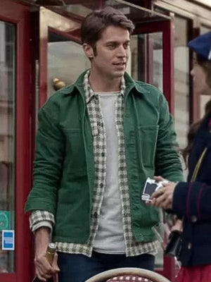 Gabriel Emily In Paris Lucas Bravo Green Jacket