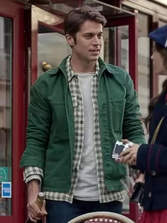 Gabriel Emily In Paris Lucas Bravo Green Jacket