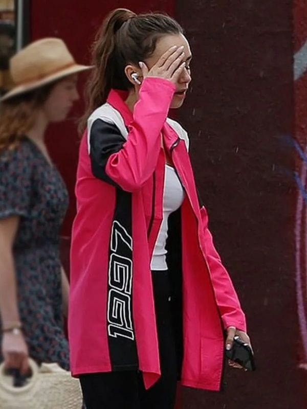 Emily In Paris S02 Emily Cooper Pink Track Jacket Emily In Paris S02 Emily Cooper Pink Track Jacket