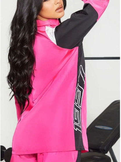 Emily In Paris S02 Emily Cooper Pink Track Jacket Emily In Paris S02 Emily Cooper Pink Track Jacket