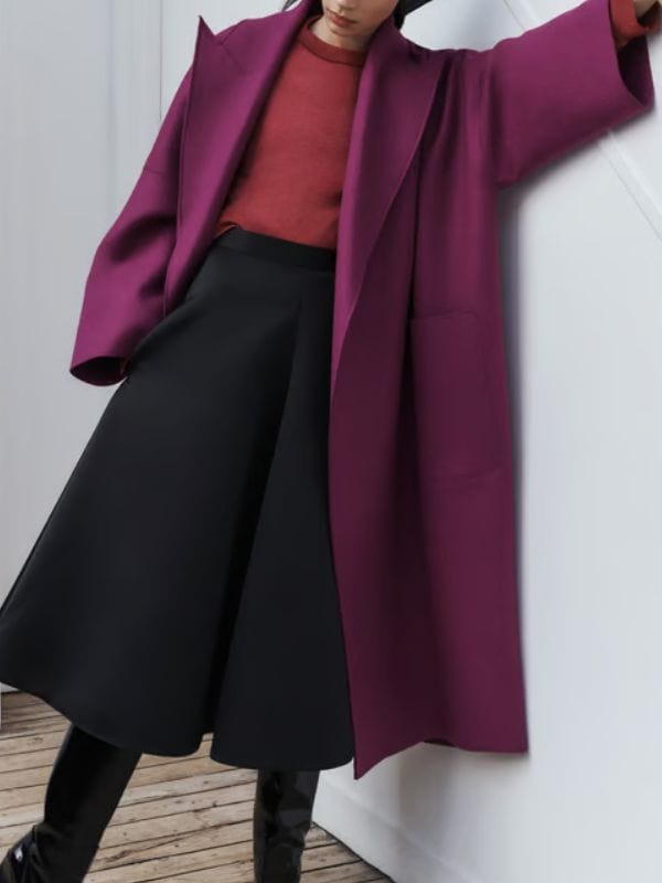 Emily In Paris S02 Sylvie Grateau Purple Trench Coat Emily In Paris S02 Sylvie Grateau Purple Trench Coat