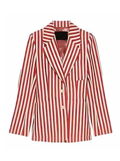 Emily In Paris S04 Emily Cooper Striped Blazer  Lily Collins Emily In Paris S04 Emily Cooper Striped Blazer