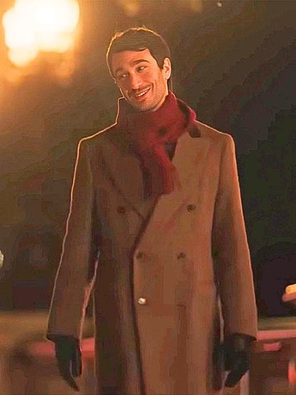 Emily In Paris S04 Marcello Brown Trench Coat Emily In Paris S04 Marcello Brown Trench Coat