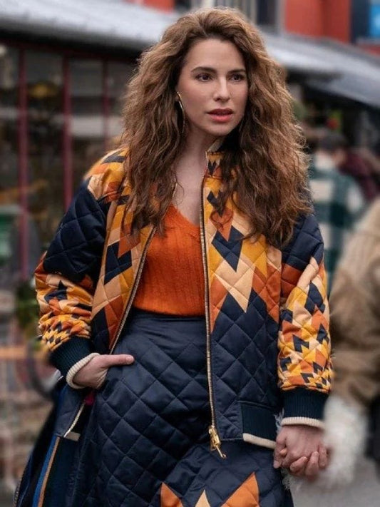 Emily In Paris S04 Sofia Sideris Quilted Jacket Melia Kreiling Emily In Paris S04 Sofia Sideris Quilted Jacket
