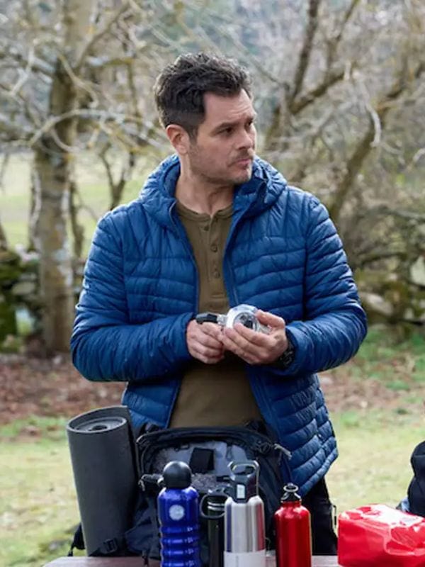 Erik Valdez Journey to You Blue Puffer Jacket