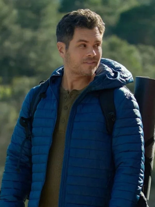 Erik Valdez Journey to You Blue Puffer Jacket Erik Valdez Journey to You Blue Puffer Jacket