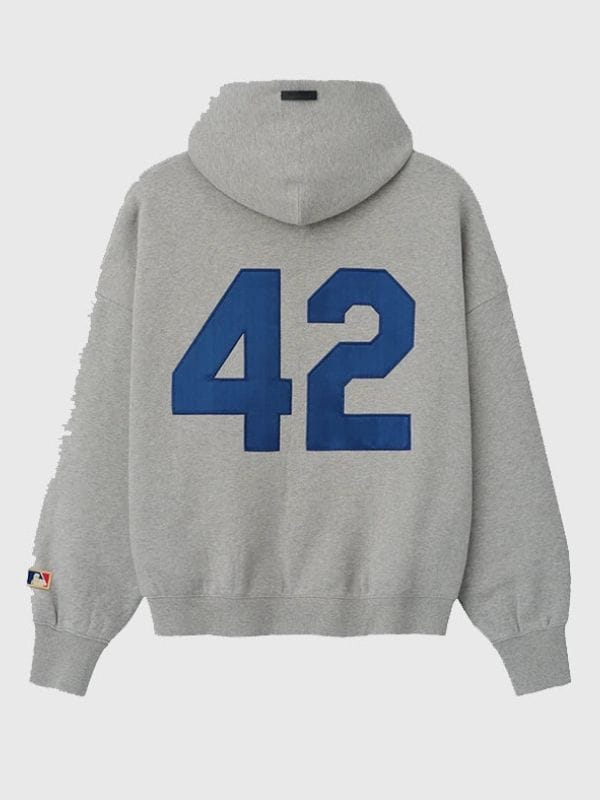 Essentials Jackie Robinson Day Merch Hoodie Grey