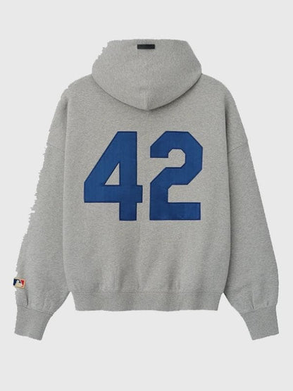 Essentials Jackie Robinson Day Merch Hoodie Grey