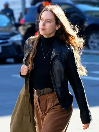 Étoile S01 Lou de Laâge Black Leather Jacket