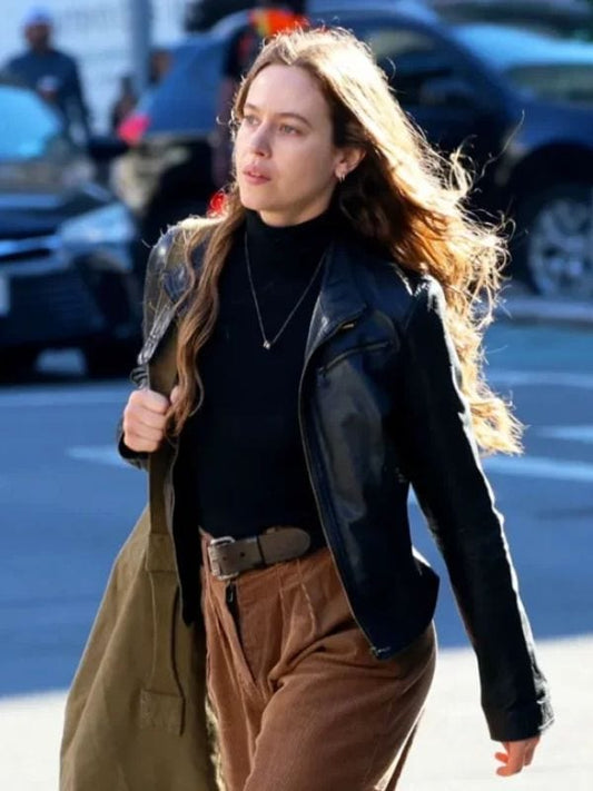 Étoile S01 Lou de Laâge Black Leather Jacket