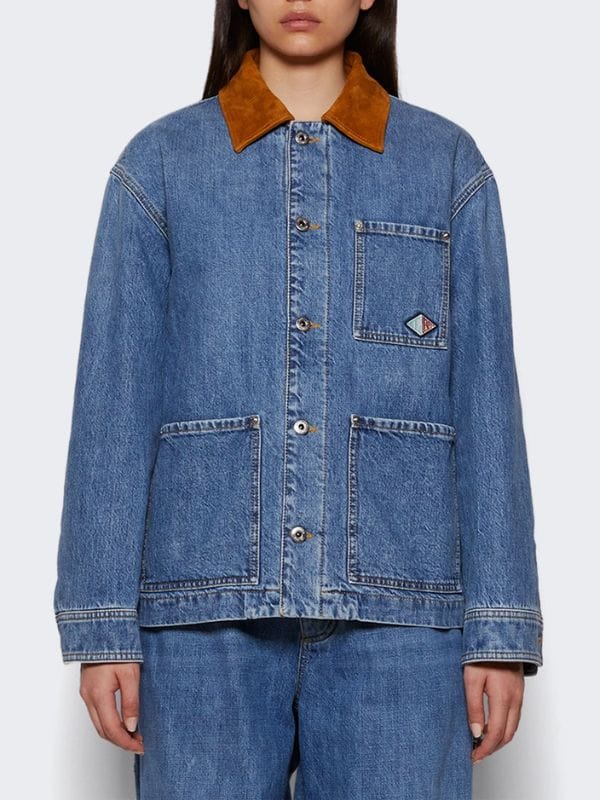 Euphoria S03 Nate Jacobs Denim Jacket Blue