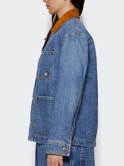 Euphoria S03 Nate Jacobs Denim Jacket Blue