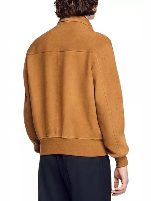 Euphoria S03 Nate Jacobs Suede Jacket Brown