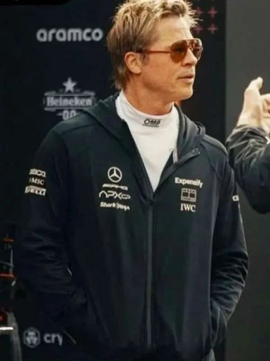 F1 2025 Brad Pitt Black Hoodie
