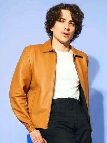 Fairyland Cody Fern Leather Jacket Brown