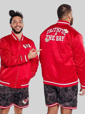 Faithful To The Bay 49ers APEX Jacket Red