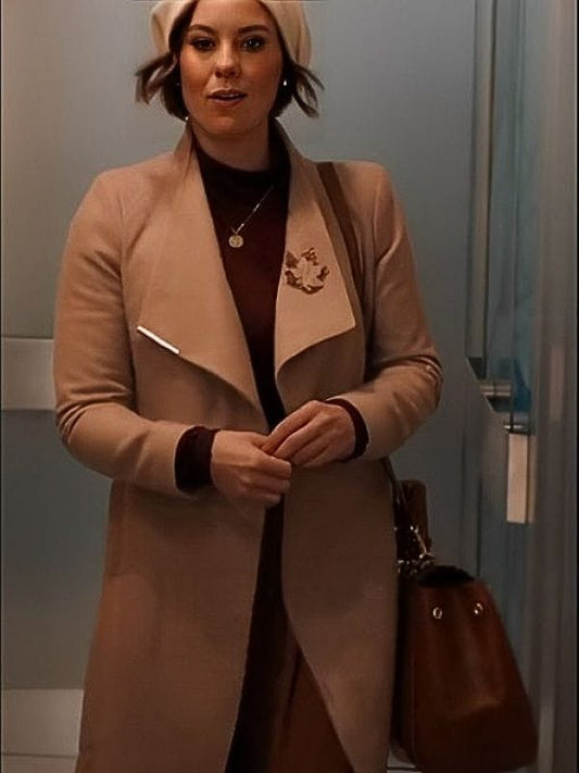 Falling Together 2024 Ashley Williams Beige Trench Coat
