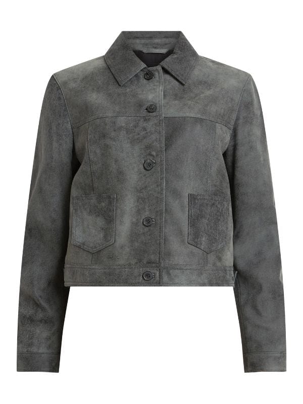 FBI Most Wanted S05 Hana Gibson Grey Suede Jacket
