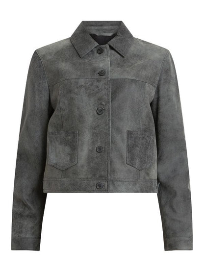 FBI Most Wanted S05 Hana Gibson Grey Suede Jacket
