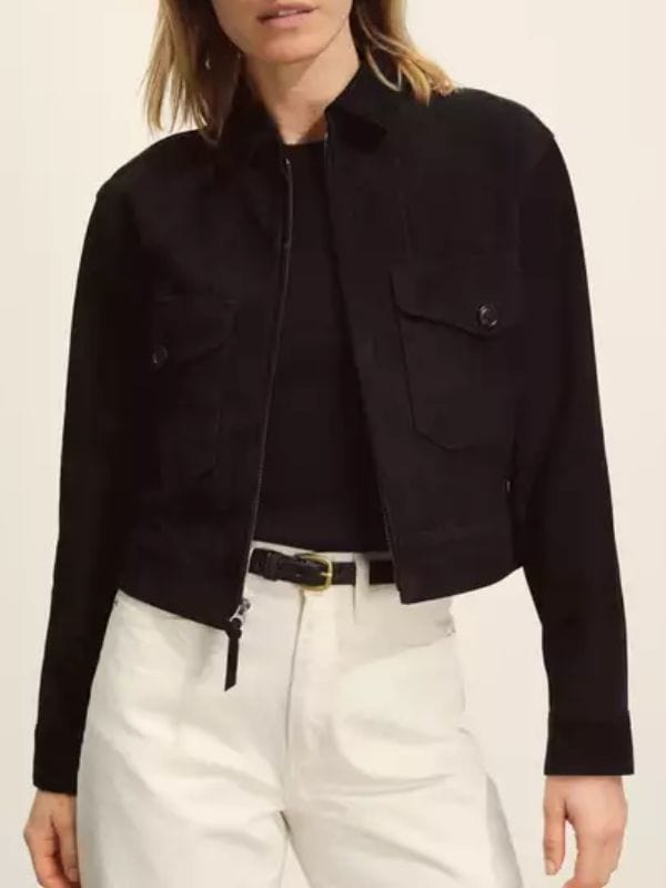FBI Most Wanted S05 Nina Chase Black Suede Jacket FBI Most Wanted S05 Nina Chase Black Suede Jacket