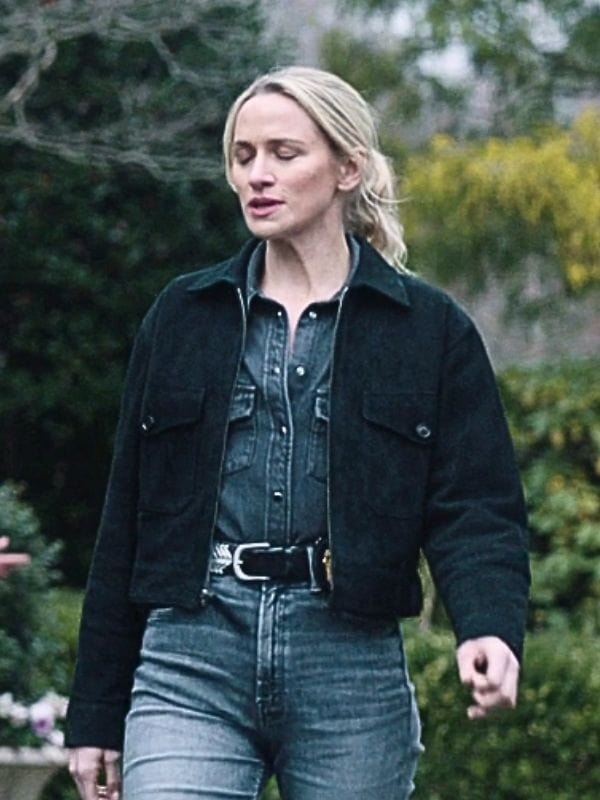 FBI Most Wanted S05 Nina Chase Black Suede Jacket FBI Most Wanted S05 Nina Chase Black Suede Jacket
