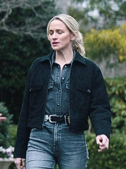 FBI Most Wanted S05 Nina Chase Black Suede Jacket FBI Most Wanted S05 Nina Chase Black Suede Jacket