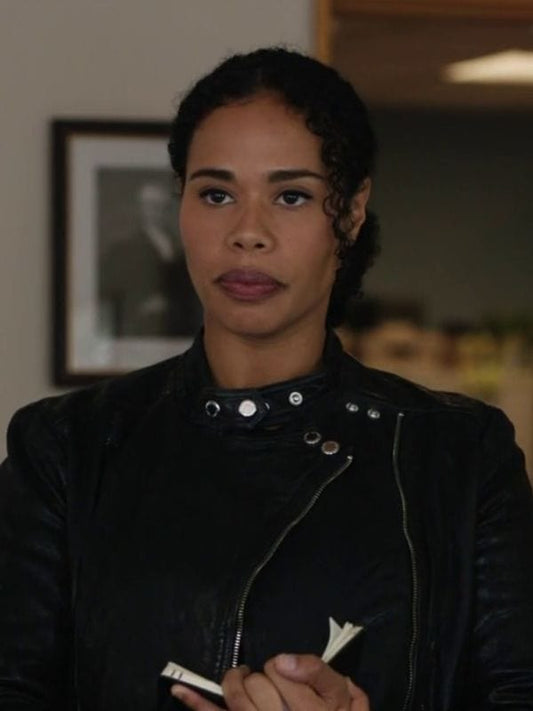 FBI Most Wanted S05 Sheryll Barnes Black Leather Jacket