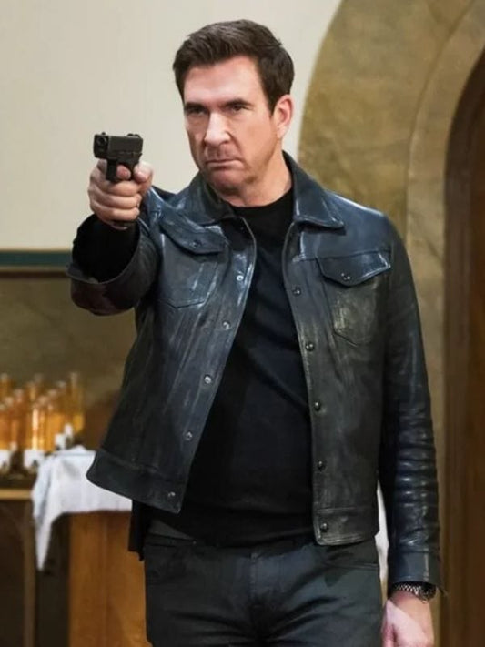 FBI Most Wanted S06 Dylan McDermott Black Leather Jacket