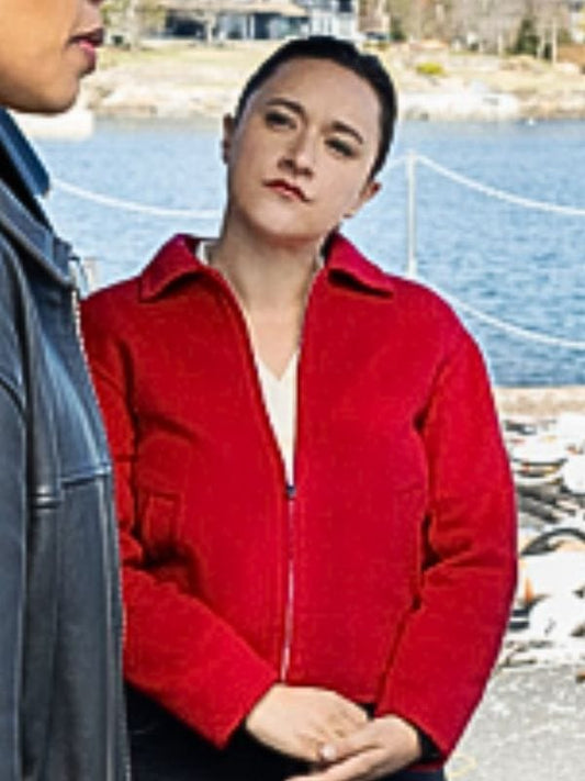 FBI Most Wanted S06 Hana Gibson Red Jacket FBI Most Wanted S06 Hana Gibson Red Jacket