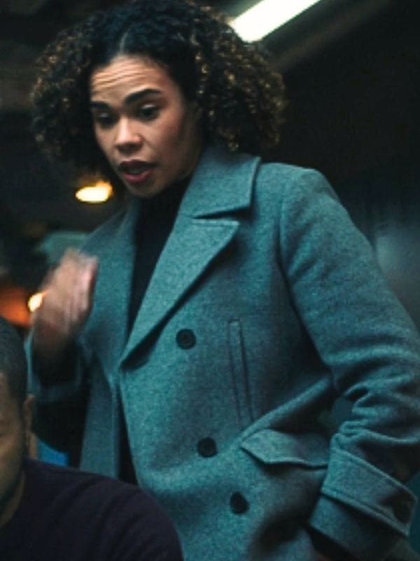 FBI Most Wanted S06 Roxy Sternberg Grey Peacoat FBI Most Wanted S06 Roxy Sternberg Grey Peacoat