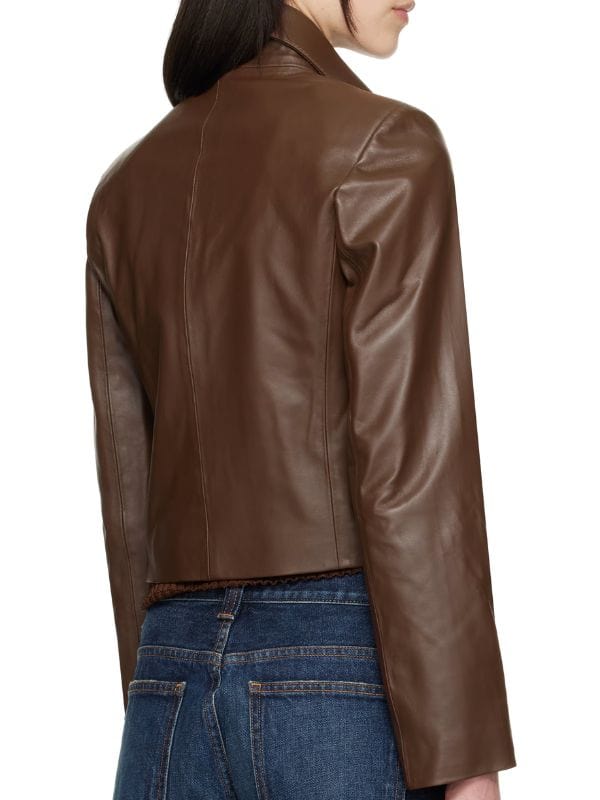 FBI Most Wanted S06 Shantel VanSanten Brown Leather Jacket FBI Most Wanted S06 Shantel VanSanten Brown Leather Jacket