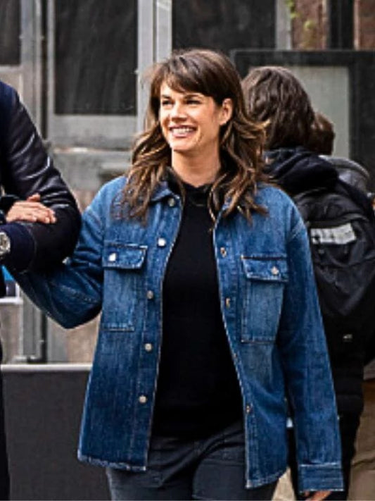 Missy Peregrym FBI S06 Maggie Bell Denim Jacket