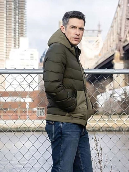 John Boyd FBI S06 Stuart Scola Green Puffer Jacket