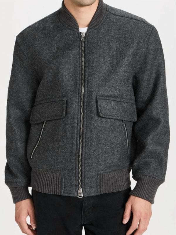 FBI S07 John Boyd Grey Bomber Jacket