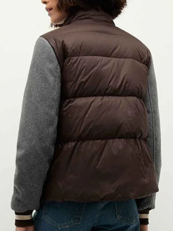 FBI S07 Maggie Bell Brown Puffer Jacket