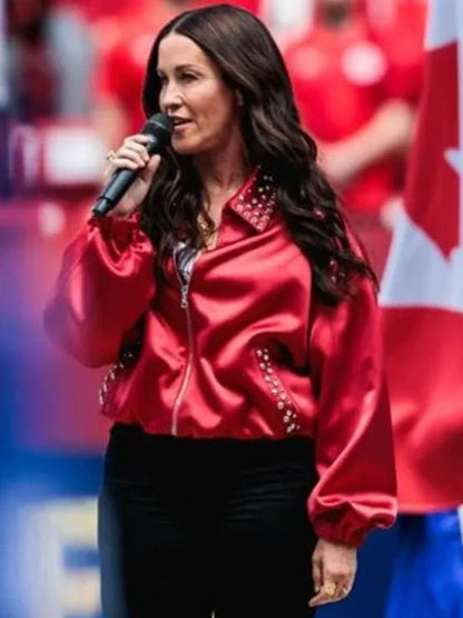 FIFA World Cup 2026 Alanis Morissette Red Jacket