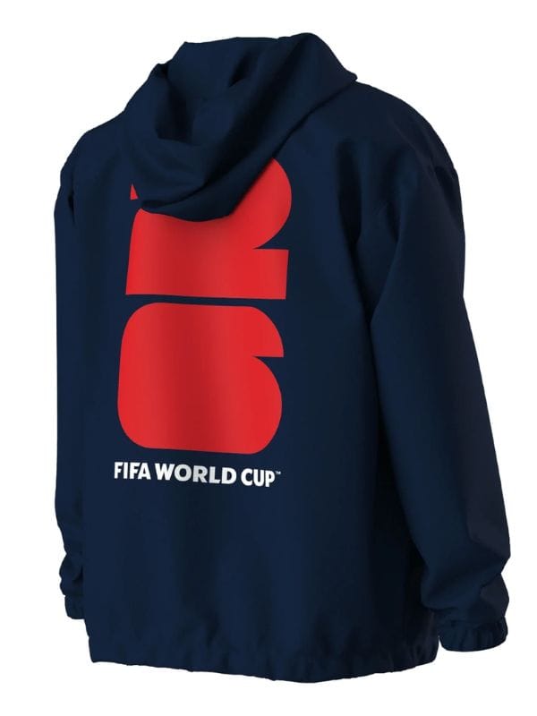FIFA World Cup 2026 USA Rain Jacket Navy Blue