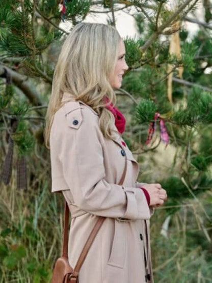Fiona Gubelmann Tis the Season to Be Irish Beige Coat