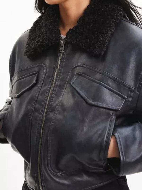 Fire Country S03 Leven Rambin Leather Jacket Fire Country S03 Leven Rambin Leather Jacket