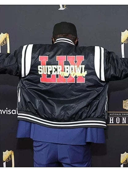Flavor Flav 14th Annual Honors Super Bowl LIX Jacket Black