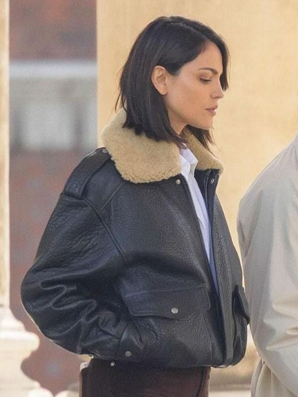 Fountain Of Youth 2025 Eiza Gonzalez Black Leather Jacket Fountain Of Youth 2025 Eiza Gonzalez Black Leather Jacket