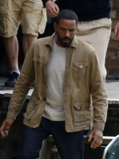Fountain of Youth 2025 Laz Alonso Beige Jacket