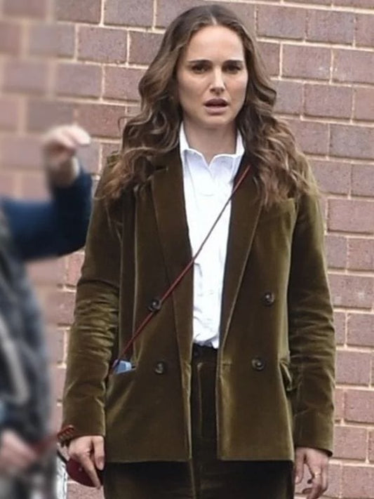 Fountain of Youth 2025 Natalie Portman Velvet Blazer