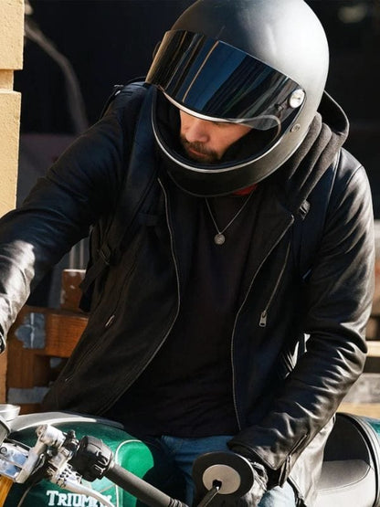 Freakier Friday 2025 Jake Leather Jacket