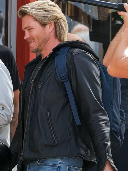 Freakier Friday 2025 Jake Leather Jacket