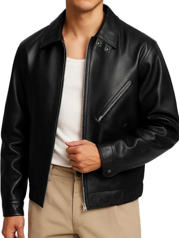 Freakier Friday Premiere Manny Jacinto Leather Jacket
