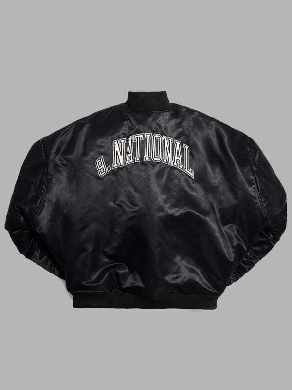 G. National Black Bomber Jacket